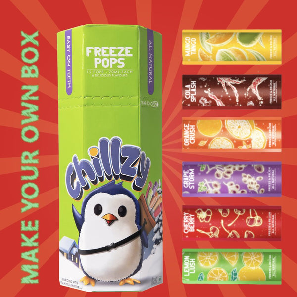 CHILLZY FREEZE POPS – CUSTOMISE YOUR OWN POP BOX - Chillzy