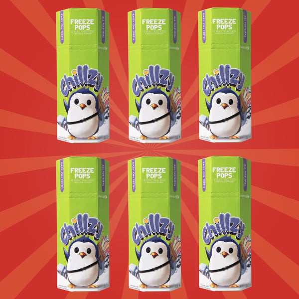 CHILLZY FREEZE POPS – PACK OF 6 GREEN BOXES - Chillzy