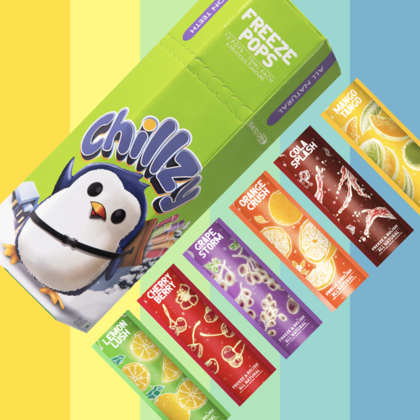 chillzy freeze pops green box